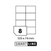 Etikety 105x74 mm - 8 etiket / 100 archů