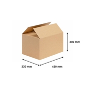 Krabice 450x330x300 mm 3VVL / dno A3
