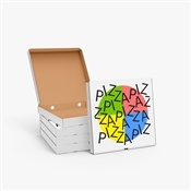 Krabice na pizzu 410x410x45 mm / HB / HV / 4B